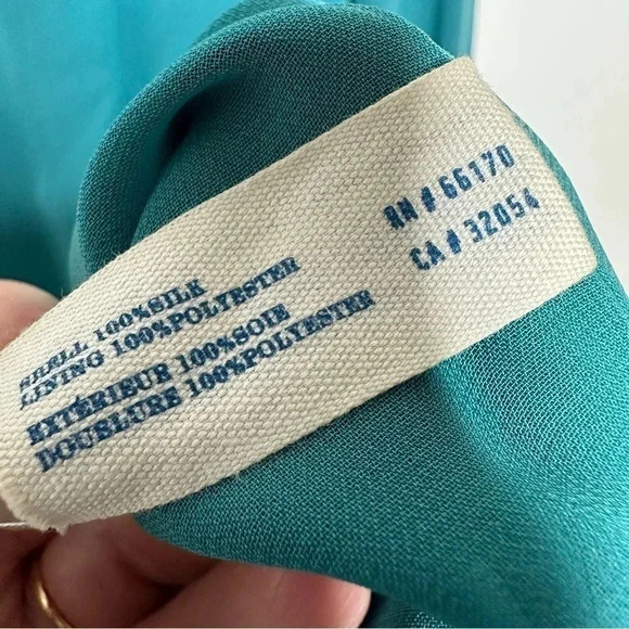 Leifsdottir Anthropologie Isosceles Cutout Drop Waist Silk Tunic Dress Size 4 - Picture 12 of 14